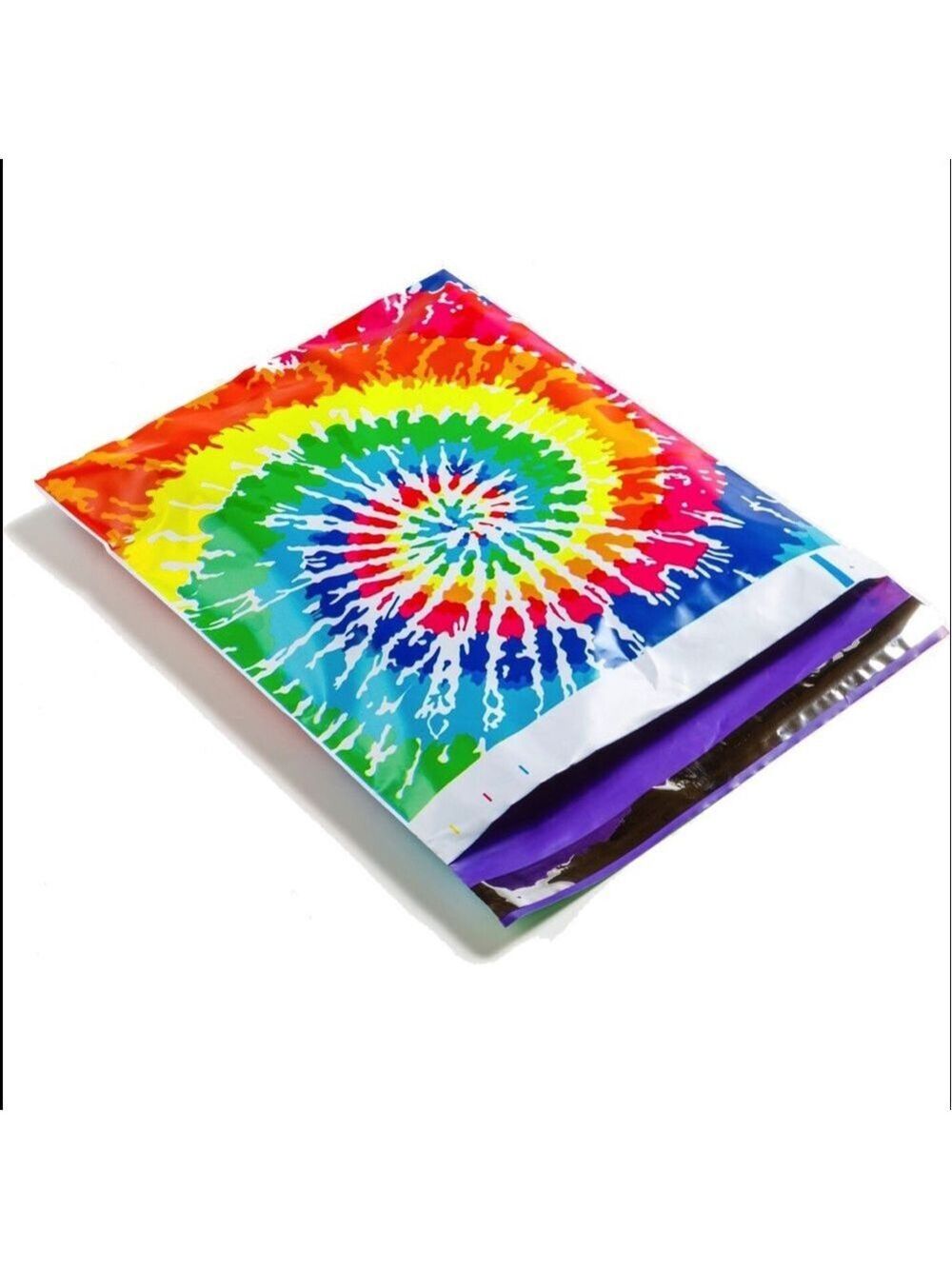 25 10X13 Poly Mailers Tye Dye Shipping Envelopes PRICE IS FIRM - Picture 3 of 15